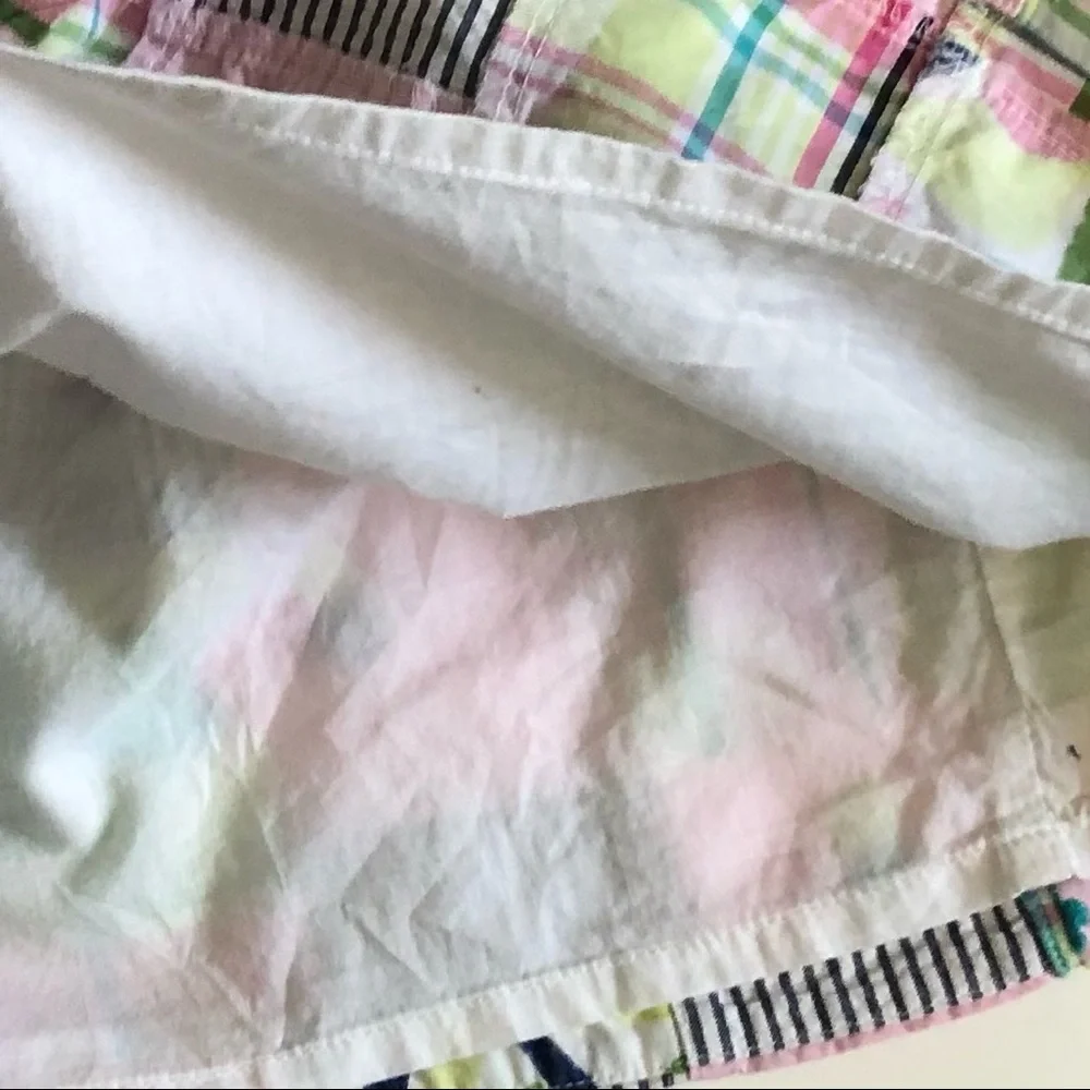 Gymboree Patchwork Girls Dress Sz 12-18mos